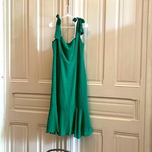 Emerald green lulus dress, size large